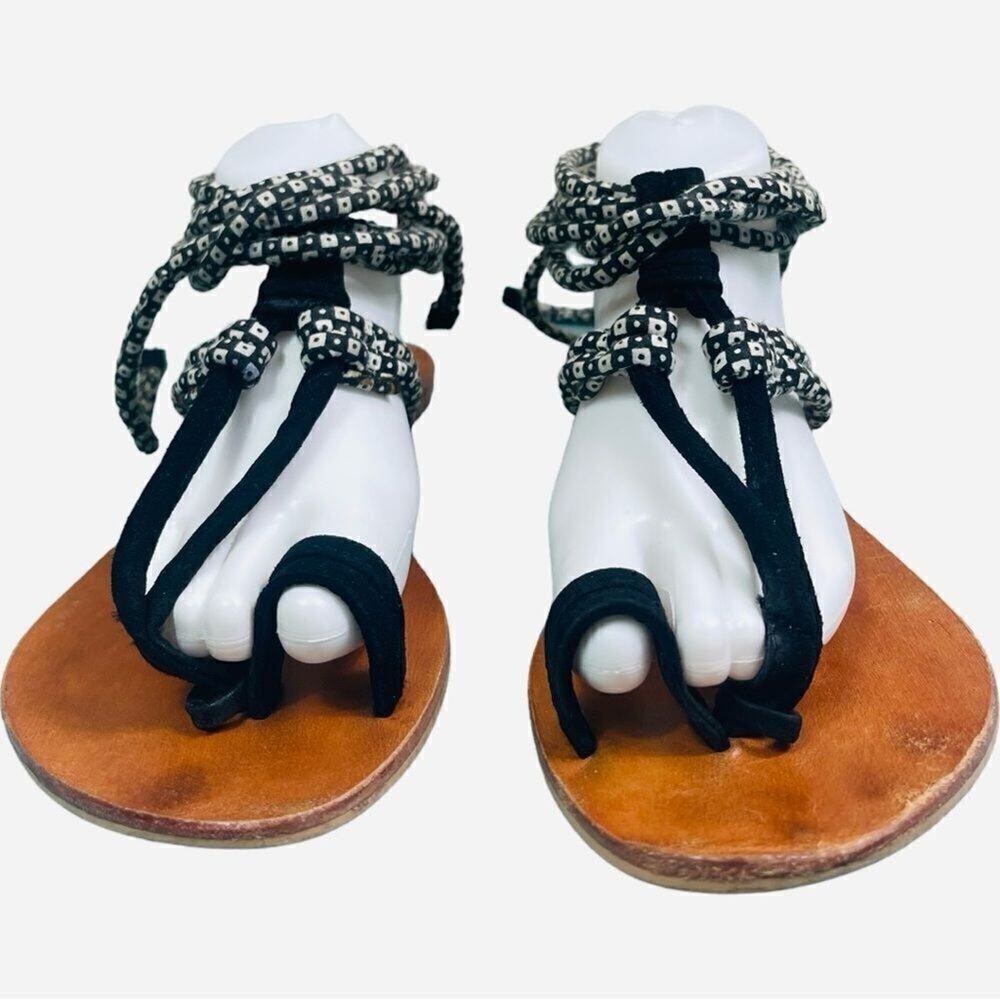 ASOS FACTUAL Tie Leg Sandals - Picture 7 of 10